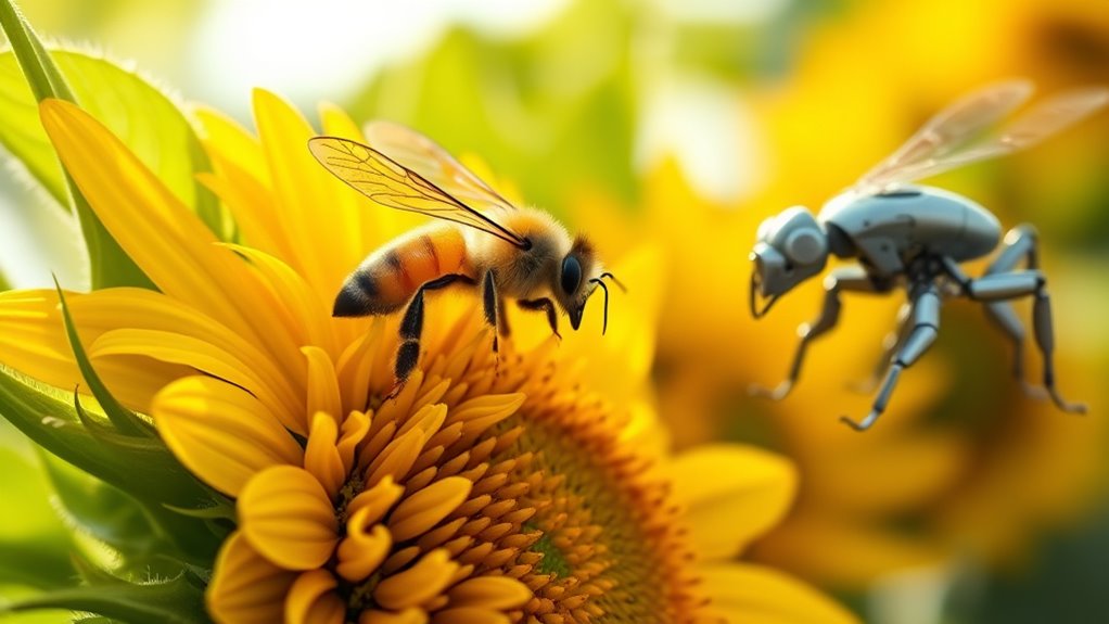 bee and bot pollination