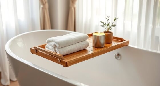 best bamboo bath caddies