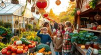 community greenhouse harvest celebrations