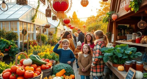 community greenhouse harvest celebrations