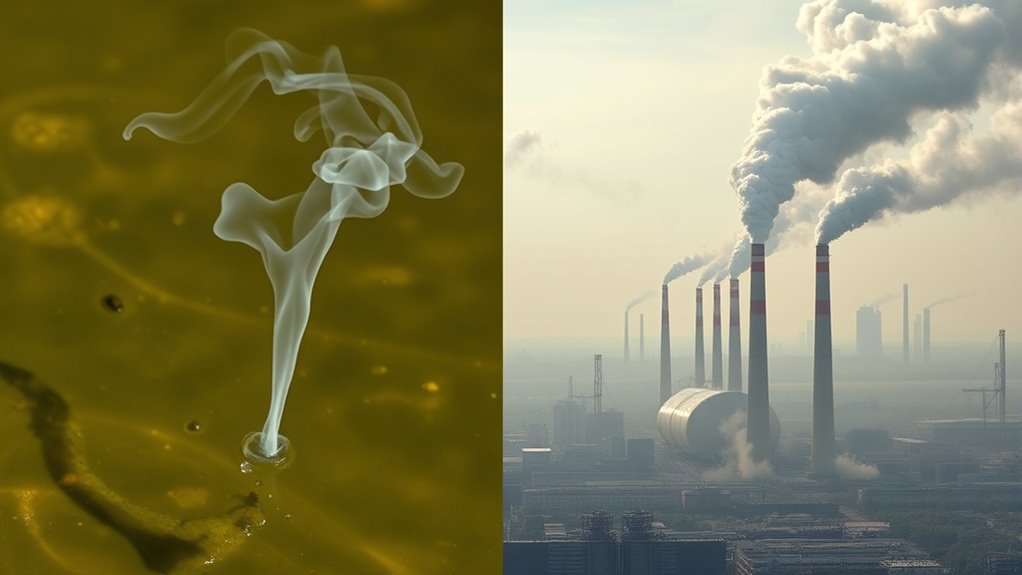 comparing methane and carbon dioxide