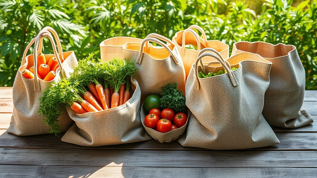 durable breathable eco certified bags