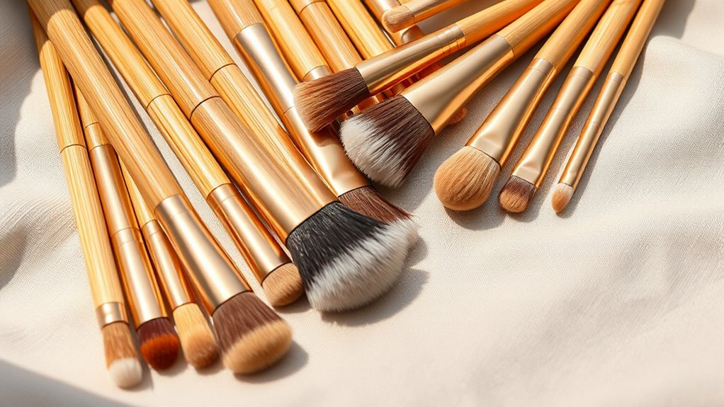 eco friendly bamboo brush set