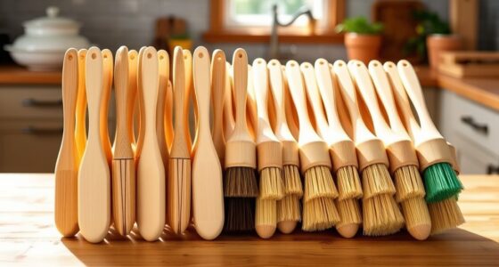 eco friendly bamboo dish brushes