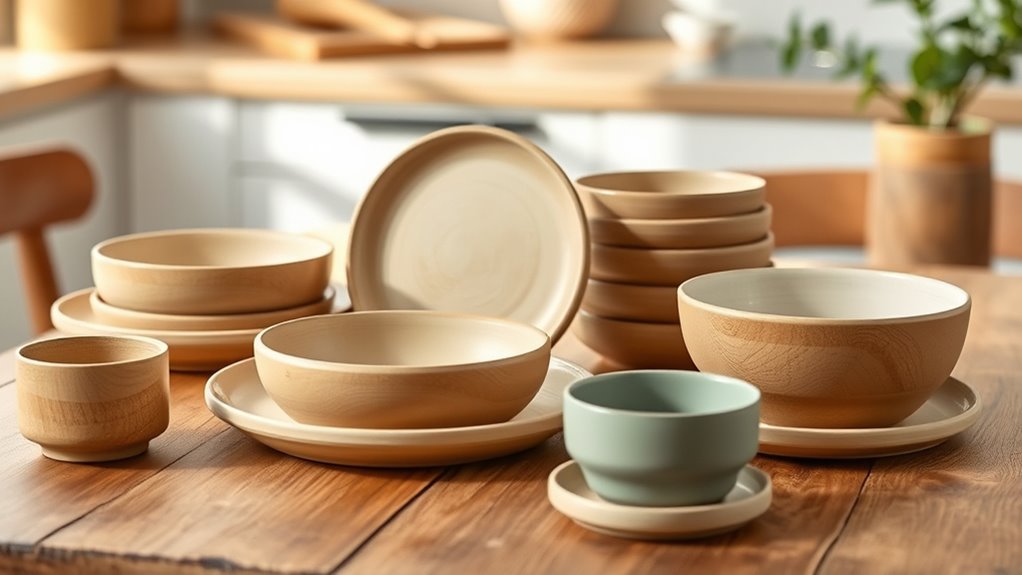 eco friendly bamboo dishware