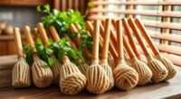 eco friendly bamboo scrubbers