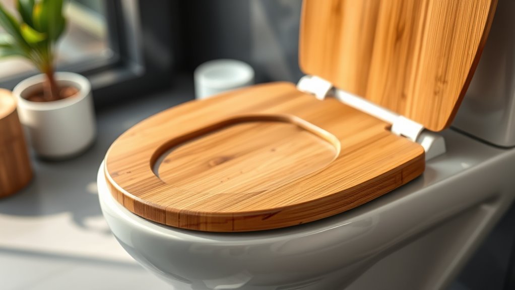 eco friendly bamboo toilet seats
