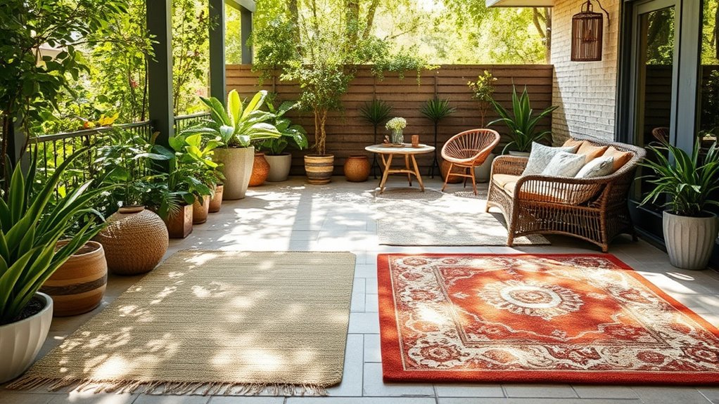 eco friendly durable outdoor rug