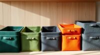eco friendly felt storage bins
