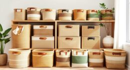 eco friendly natural fiber bins
