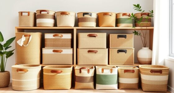 eco friendly natural fiber bins