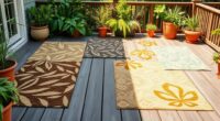 eco friendly outdoor rug selections
