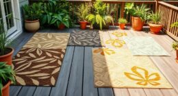 eco friendly outdoor rug selections