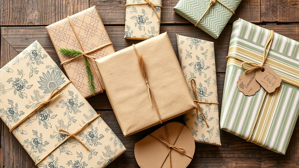 eco friendly recycled gift wraps