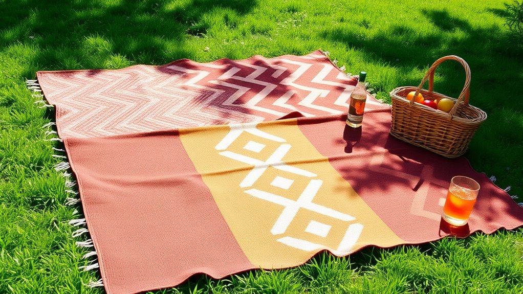 eco friendly recycled picnic blankets