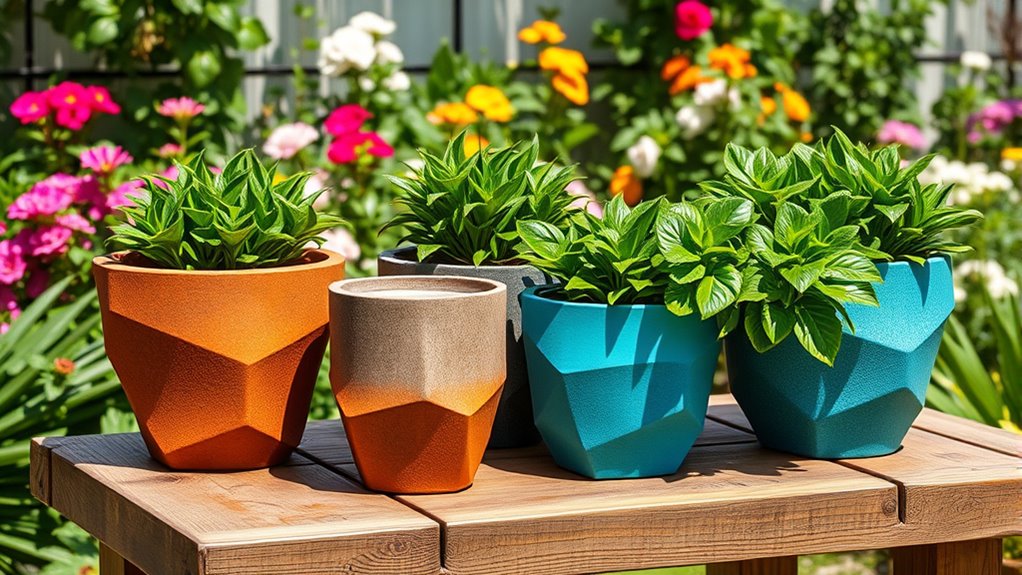 eco friendly recycled planters
