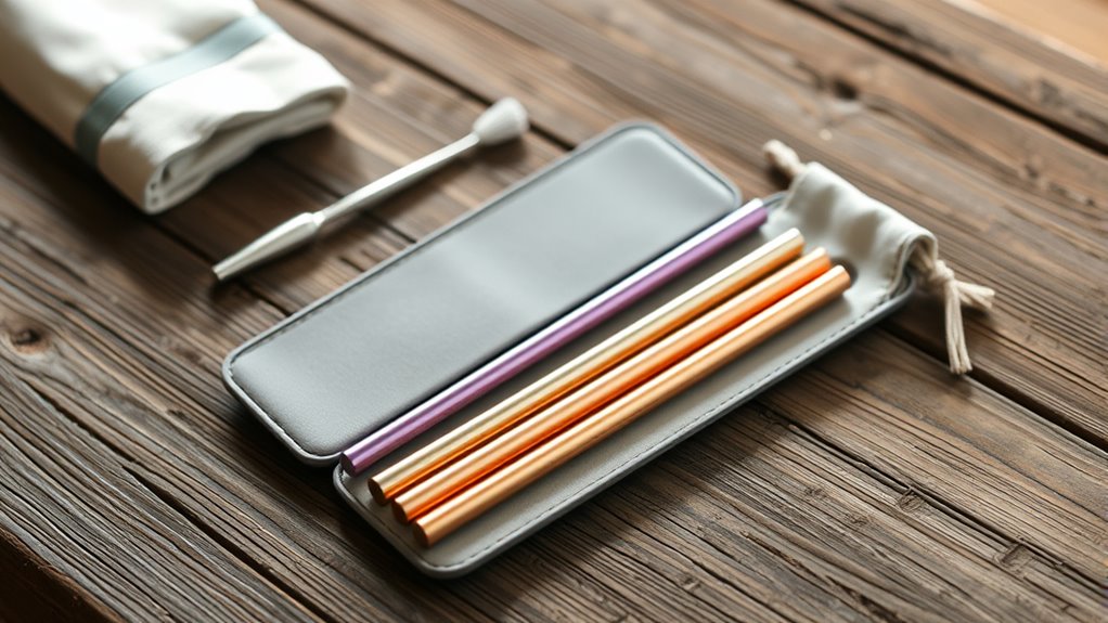 eco friendly reusable straw kits