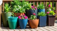 eco friendly stylish plant containers