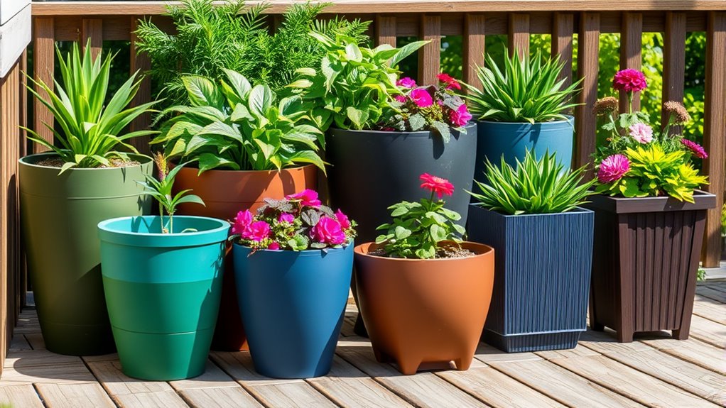 eco friendly stylish plant containers