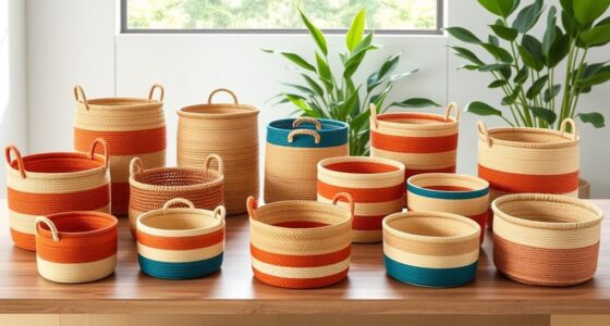 eco friendly stylish storage baskets