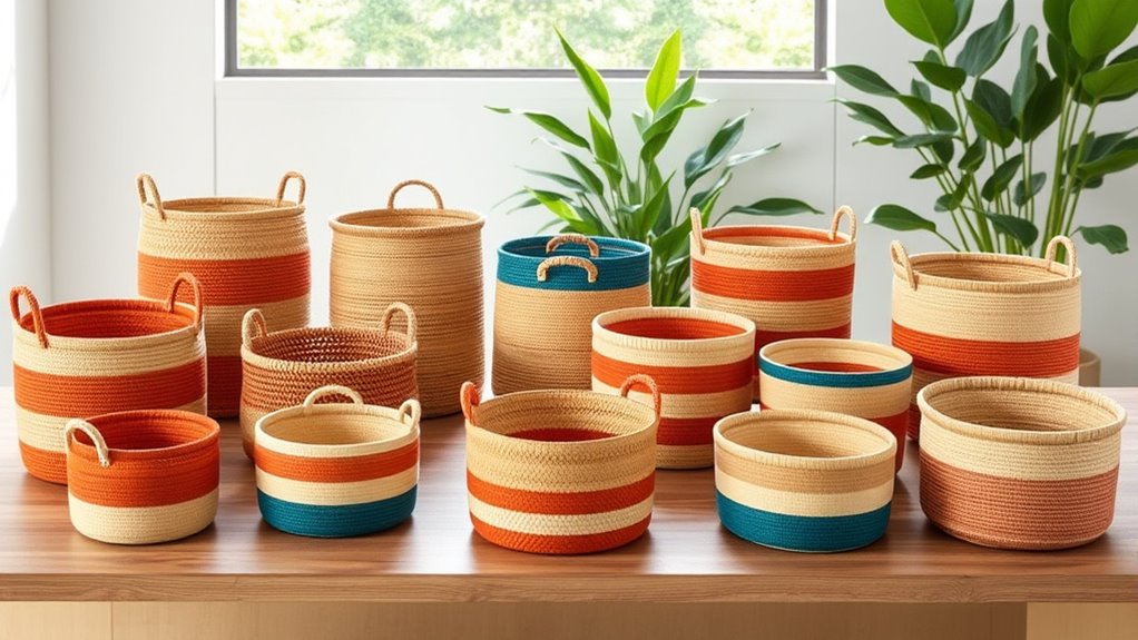 eco friendly stylish storage baskets