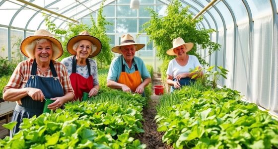 elderly community greenhouse leaders