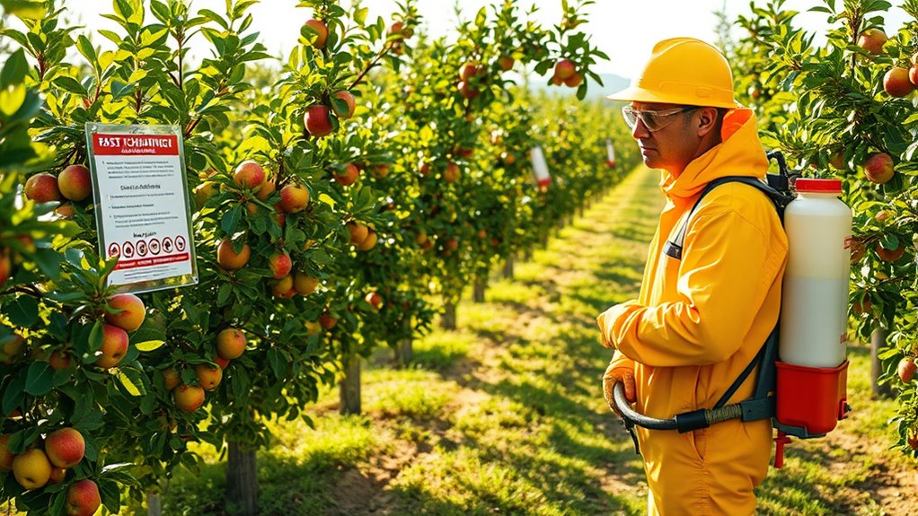 follow safe chemical practices