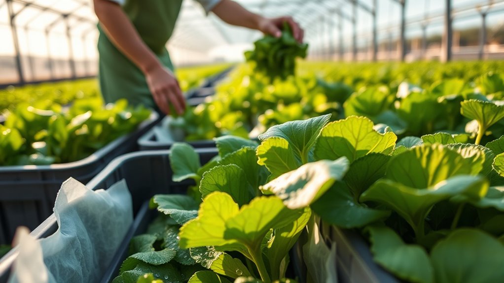 greenhouse produce post harvest care