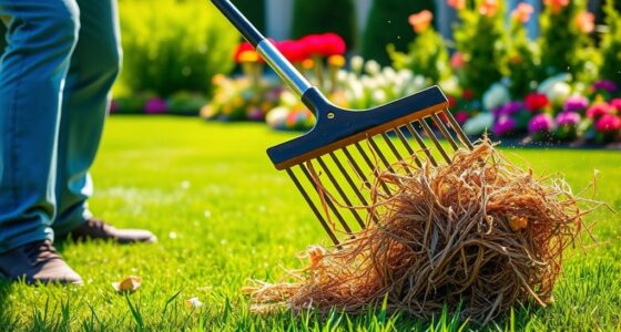 lawn dethatching quick solution