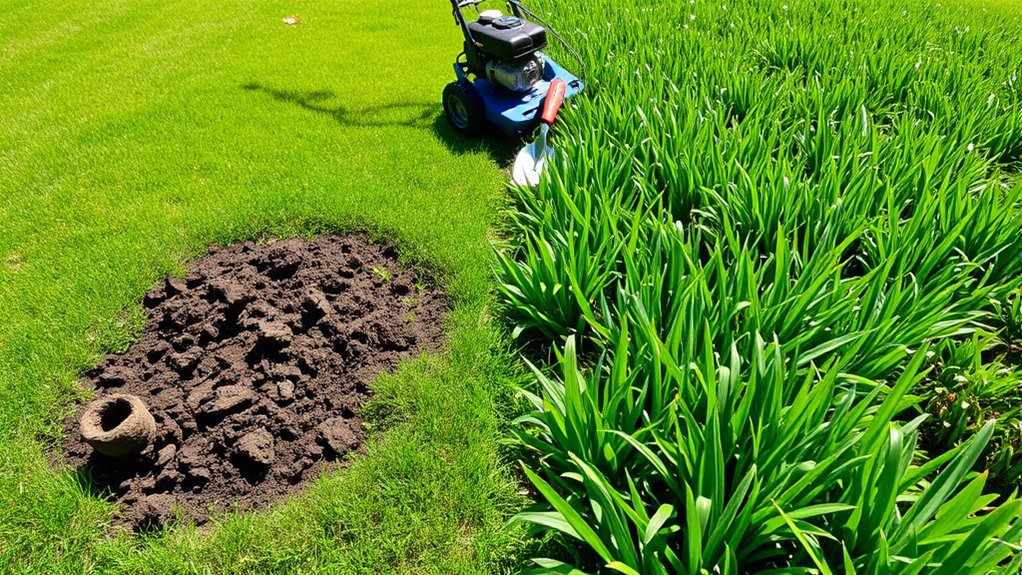 loosen soil water thoroughly