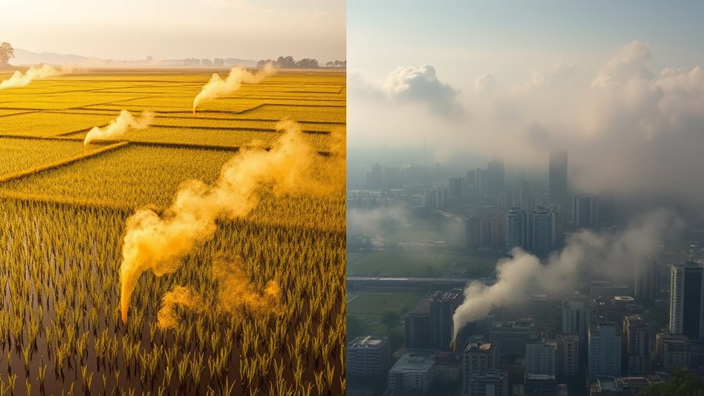 methane vs carbon dioxide