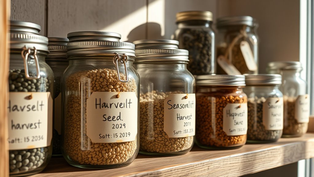 organize label categorize seeds
