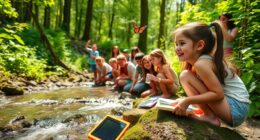 participating in environmental research