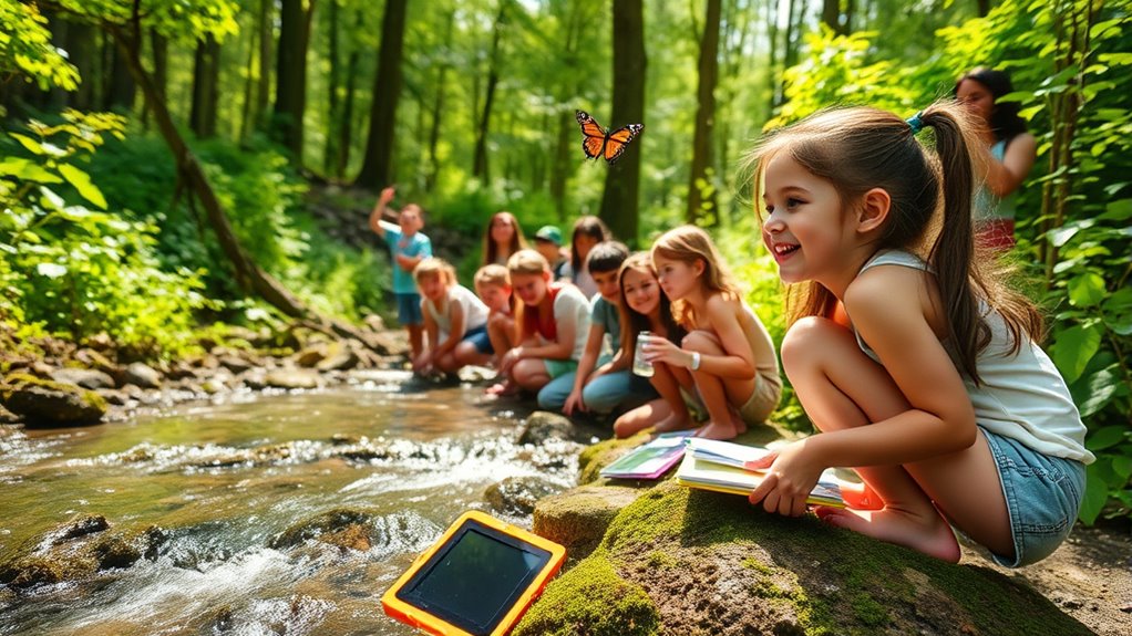 participating in environmental research