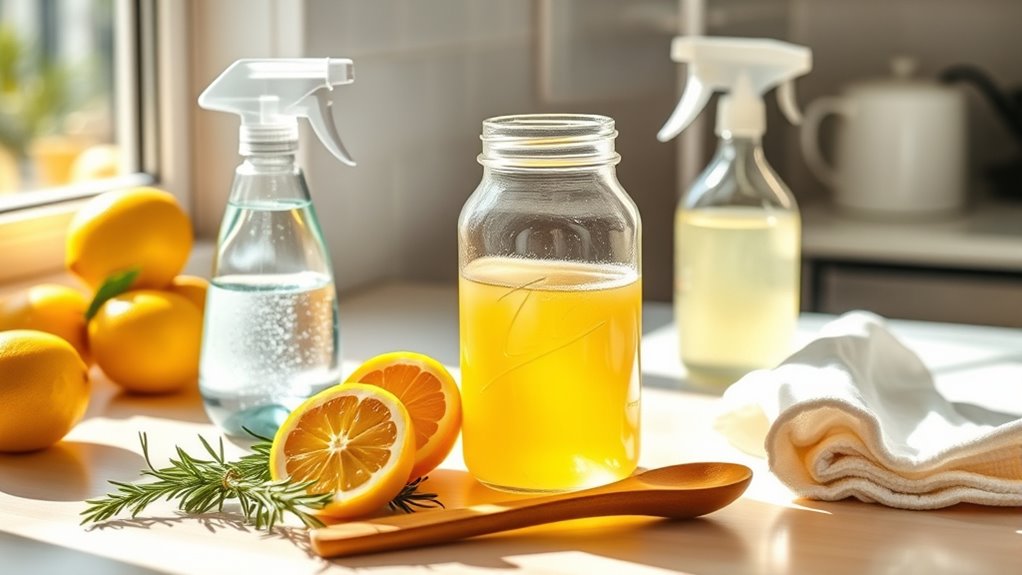 proper natural cleaner storage