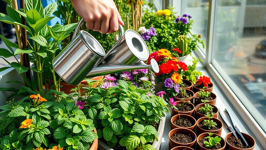 regular care for plants