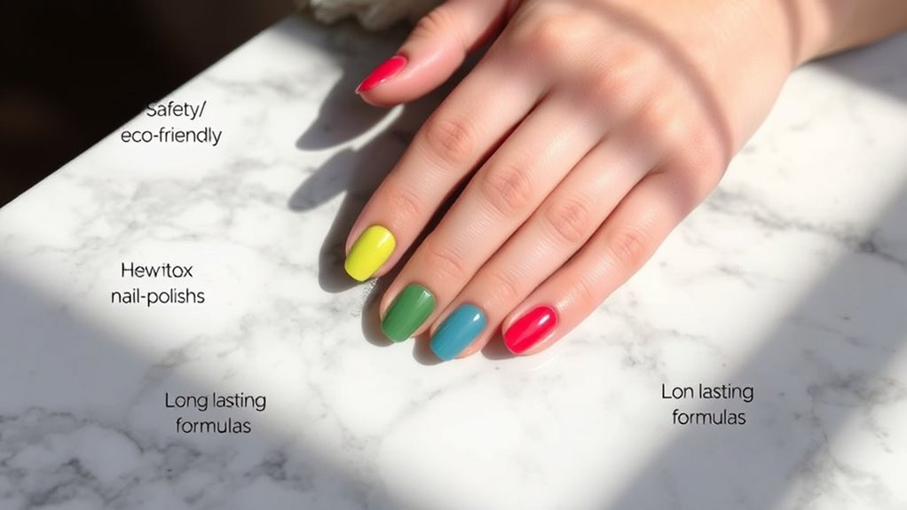 safe durable colorful nails