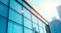 solar powered glass windows