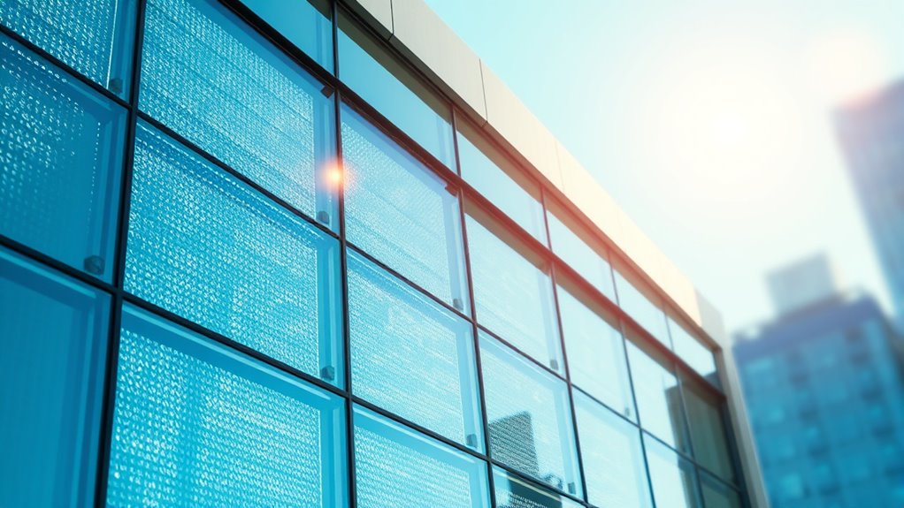 solar powered glass windows