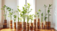 stylish bamboo plant elevation