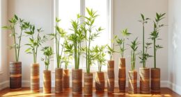 stylish bamboo plant elevation