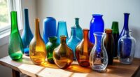stylish eco friendly glass vases