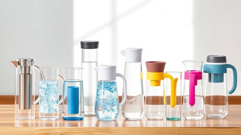 stylish eco friendly water pitchers