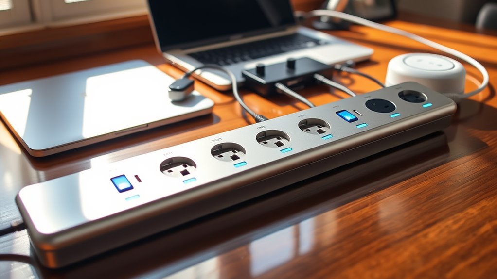 surge protection and features