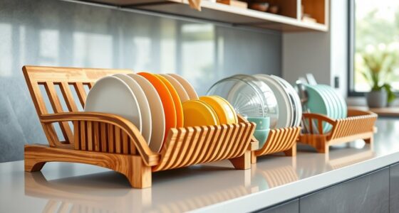top bamboo dish racks