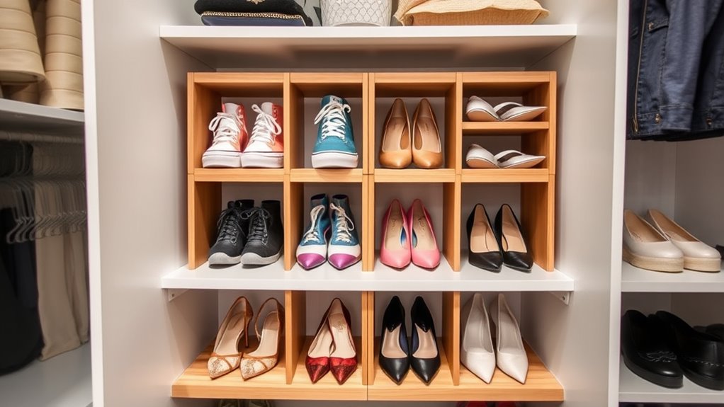 top bamboo shoe storage