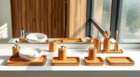 top eco friendly bamboo bathroom sets