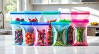 top silicone food storage bags