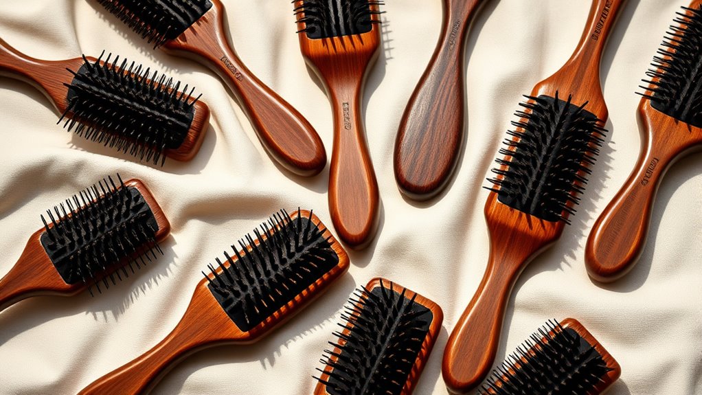 top wooden hair brushes