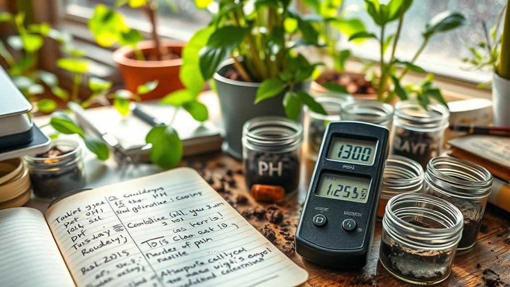 track soil ph regularly